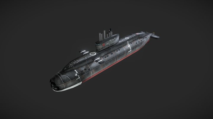 Kilo-class Submarine 3D Model