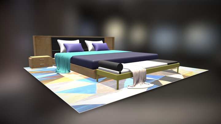 Bed 3D Model