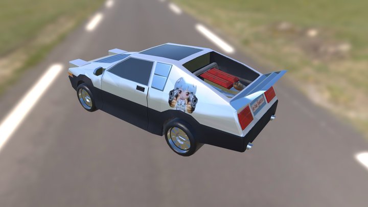 Trueno ciberpunk ReiV 3D Model