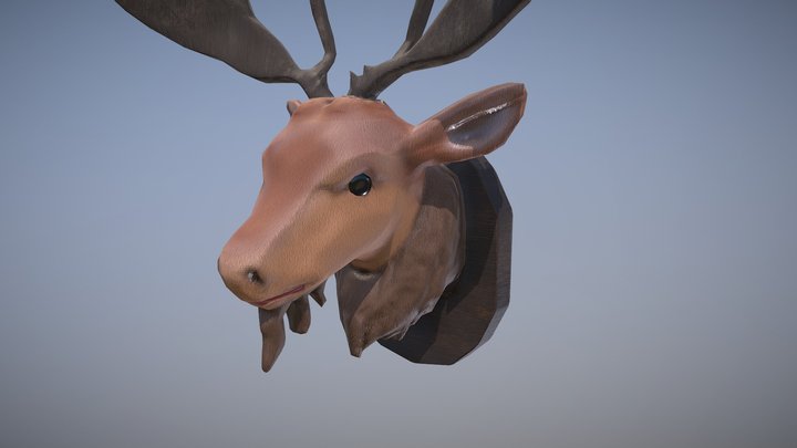 Elder Cervidae Trophy 3D Model