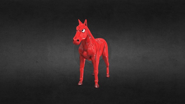 Horse Mad 3D Model