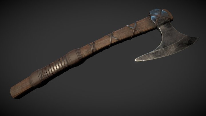 Viking Axe 3D Model