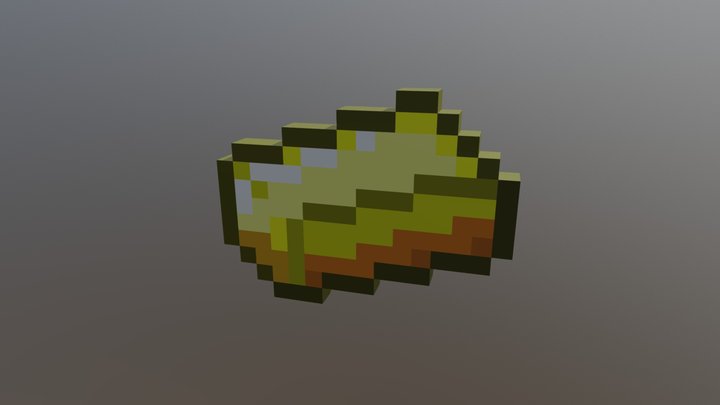 Gold Ingot 3D Model