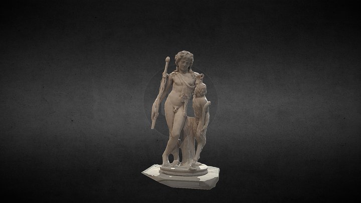 Dionysus With Pan 3D Model