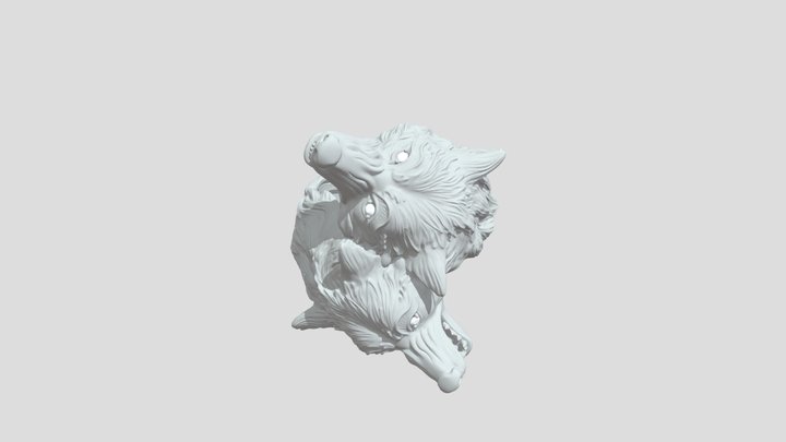 Wolf ring 3D Model