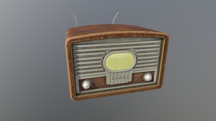 Atomic radio Fallout series 3D Model