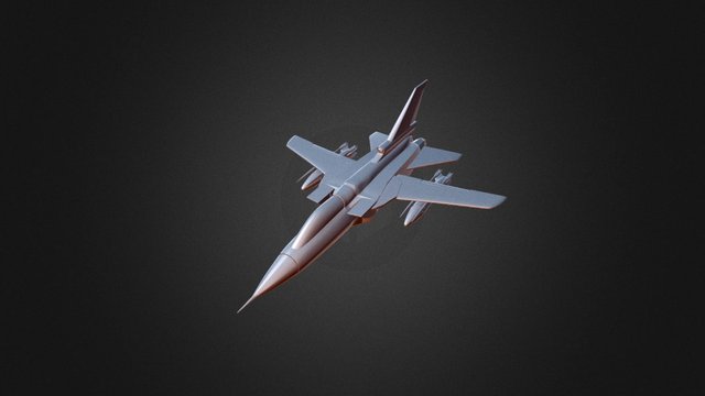 Jet F-16 Fighting Falcon 3D Model