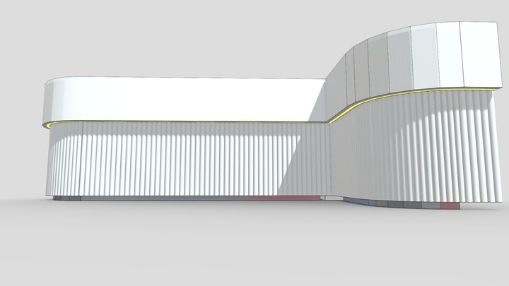 Reception desk 3D Model