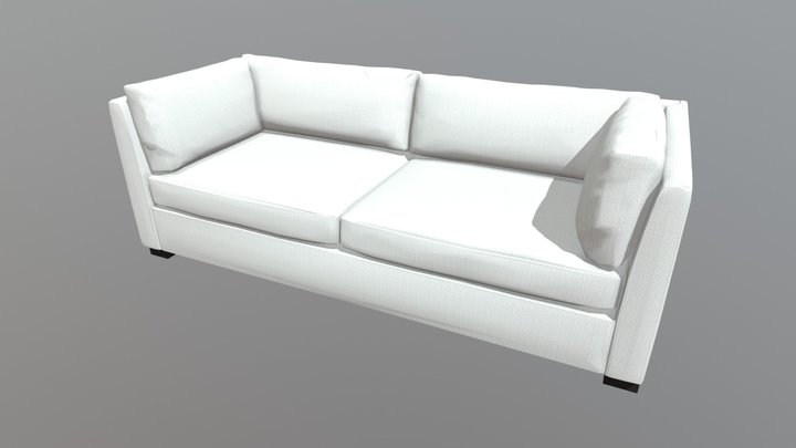 Monroe Sofa Snow - 100690 3D Model