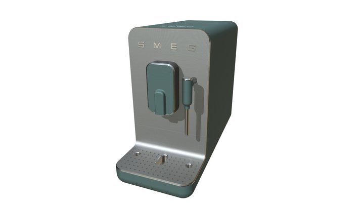 Smeg Automatic Coffe Machine blend 3D Model