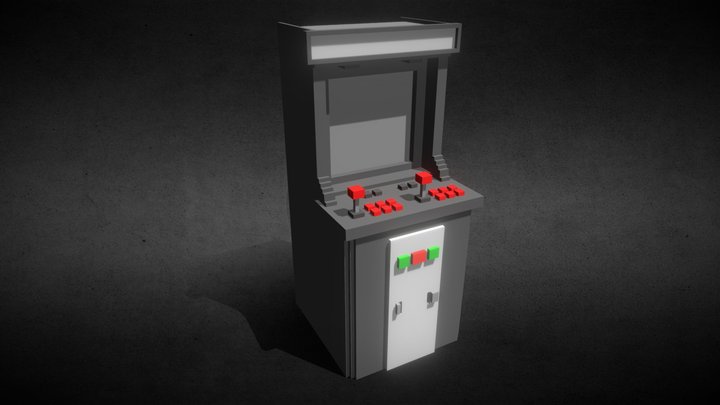 Arcade (Voxel) 3D Model