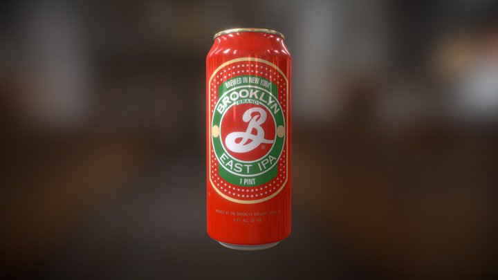 Brooklyn_East_IPA_Can 3D Model