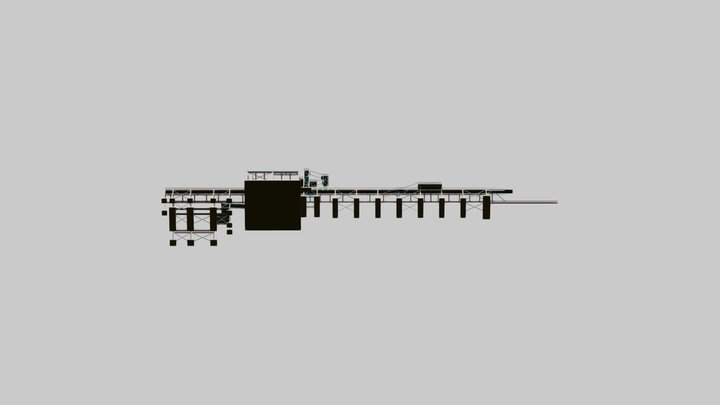 STRUC_ STEEL - LOG OUTFEED_1 3D Model