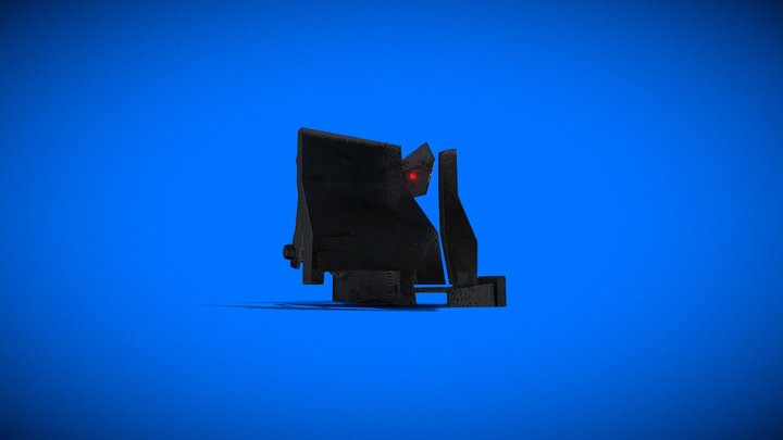 combine_turret 3D Model