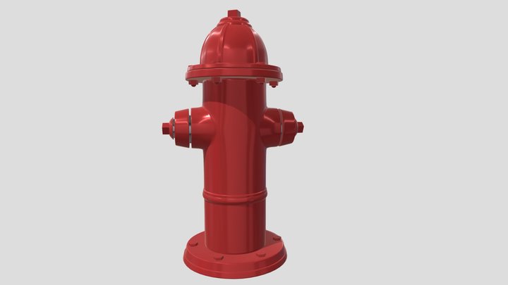 Hydrant Highpoly 3D Model