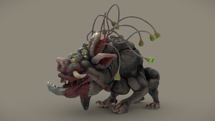 Corrupted Snout - Character Sculpture 3D Model