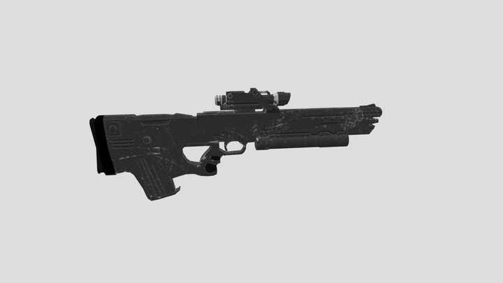 GUN 1 3D Model
