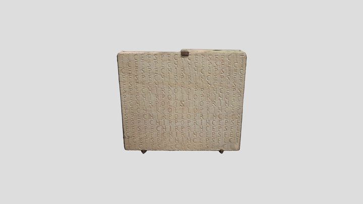Piedra Laberíntica 3D Model