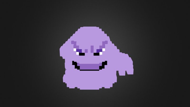 0089 Muk - Voxel Art 3D Model