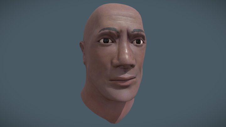 Dwayne "Rock" Johnson 3D Model