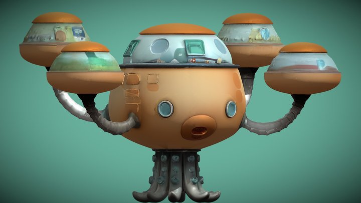 Octonauts: Octopod – Kostenloses 3D-Modell STL