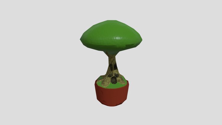 Potted Tree 3D Model