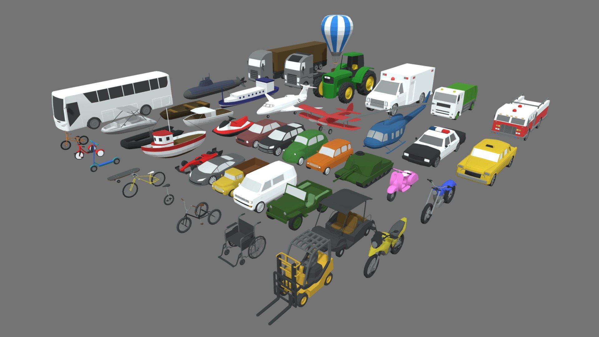 Low Poly Vehicle Pack 01 Buy Royalty Free 3d Model By Viperjr3d A582ede Sketchfab Store 4623