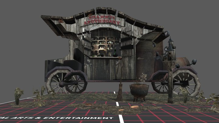 DAE 5 Finished props - Grandma's House 3D Model