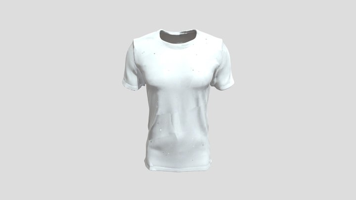 can you create a white tshirt cloth only 3D Model