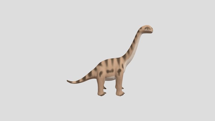 Brock the Brachiosaurus 3D Model