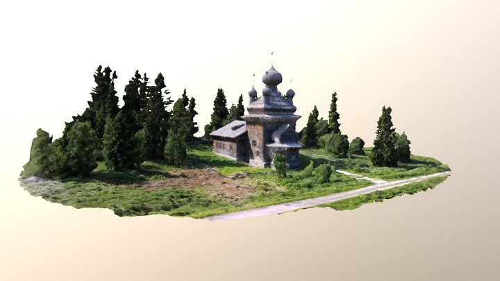 Церковь Петра и Павла 3D Model