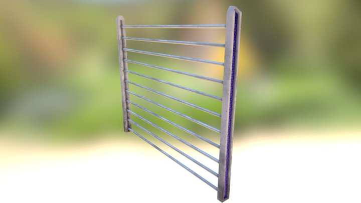 Bar Fence 3D Model