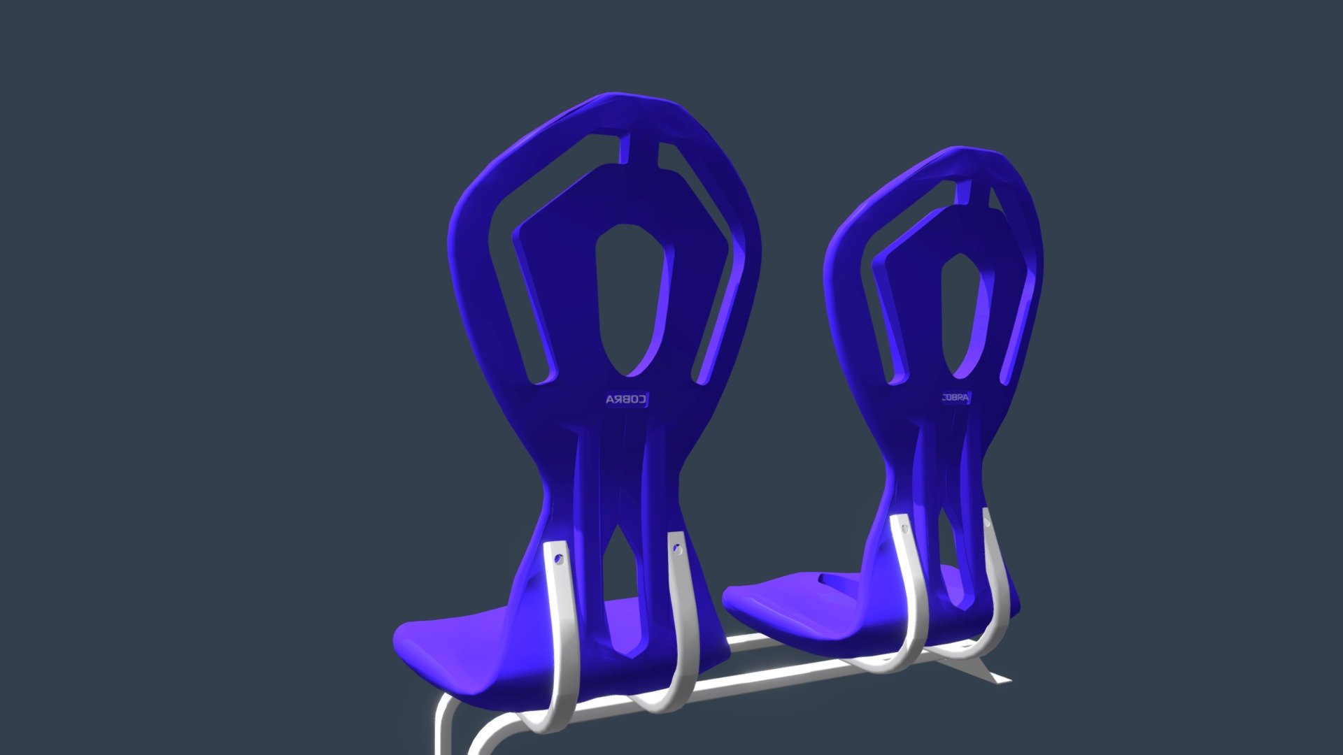 Cobra bus seat — Sketchfab embed 3D viewer