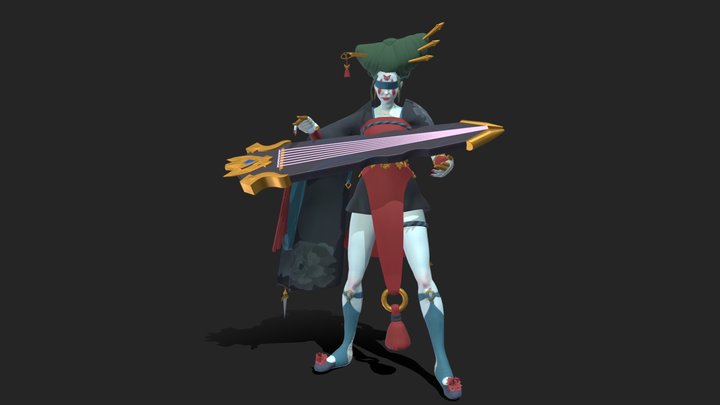 Qin Shi 琴師 3D Model
