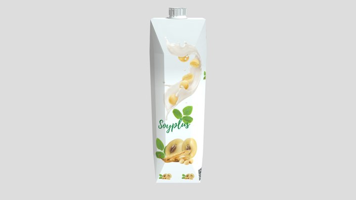 Soymilk_Black_White 3D Model