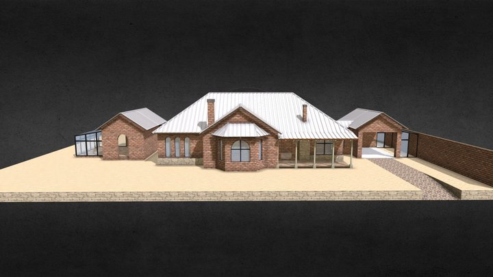 Countryside Home Concept 3D Model