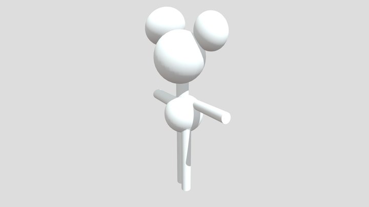 Boo- Bear Unfinished 3D Model
