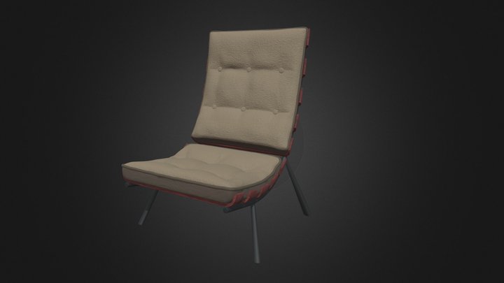 Curved Lounge Chair – Free 3D Model STL