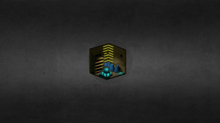 Sci-Fi Nook (Nuclear Bunker) 3D Model