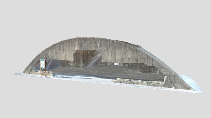 前浜掩体群　5号掩体 3D Model
