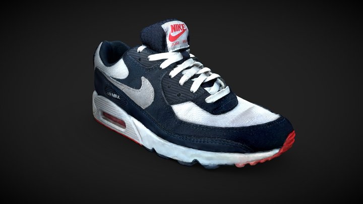 Nike Air Max 90 sneaker low 3D Model