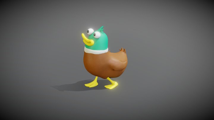 3D Claymation - "Lucky Ducky" 3D Model