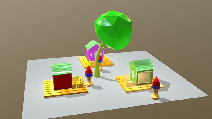 Small House 3D Model