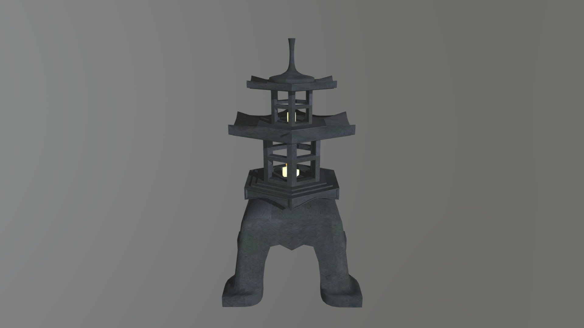 Japanese Inspired Stone Lantern