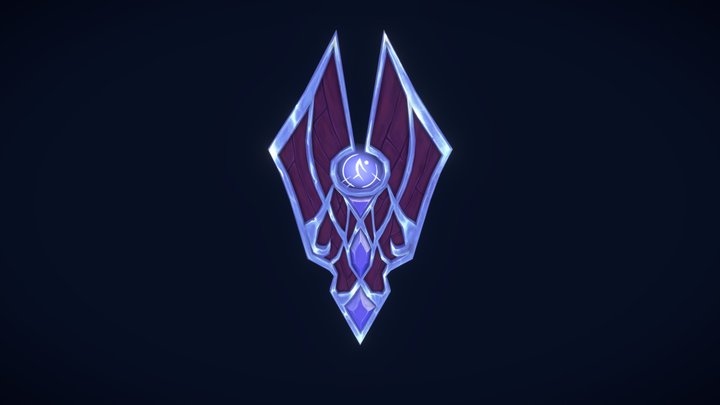 Suramar Inspired Shield 3D Model