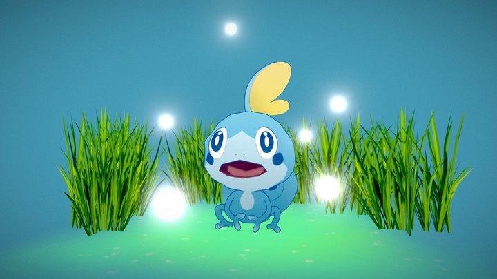 Little Sobble - Pokemon 3D Model