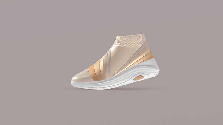 Tennis Shoe 3D Model