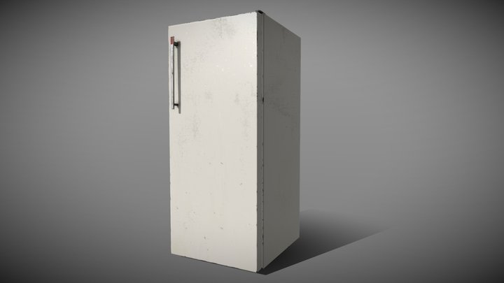 Old fridge 3D Model