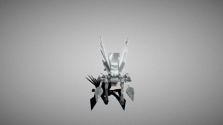 Low Poly Robot (No Rig / No Animation) - ( H&H ) 3D Model