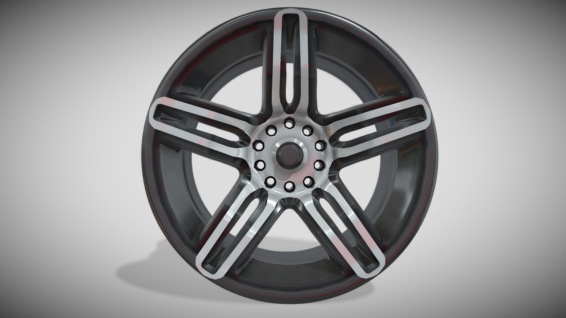Car Wheel Rim - DRIFZ 307MB Tech Machined - Buy Royalty Free 3D model ...